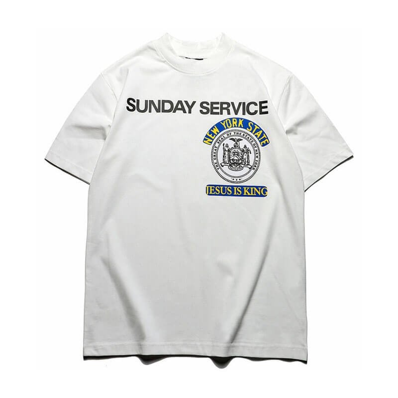 New York State Sunday Service Jesus Is King T Shirt | Merch Store